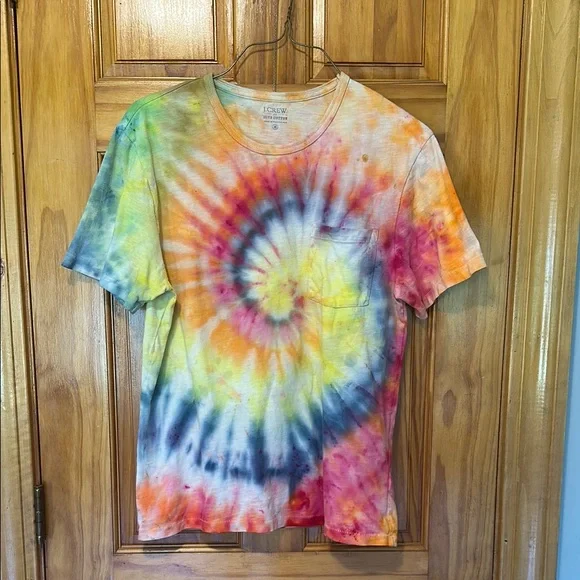 Men’s Tye dye pocket tshirt - Picture 3 of 7